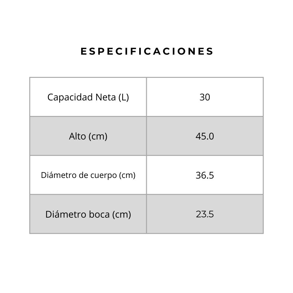 Cilindros tapa rosca 30 o Porongo Lechero 09